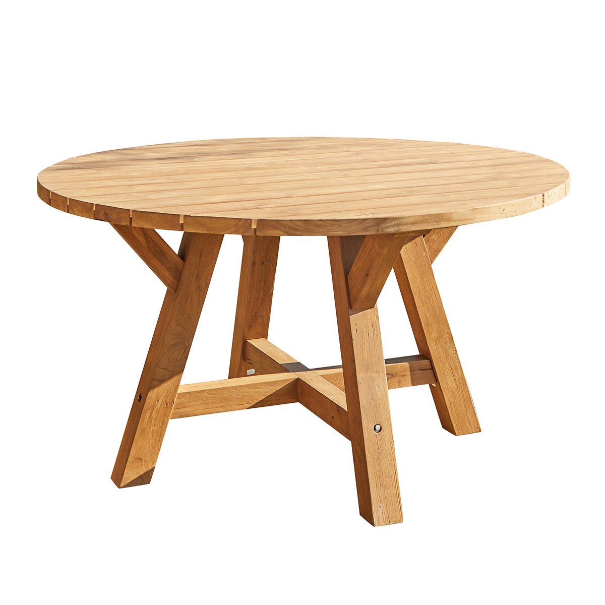 Table de jardin en teck recyclé massif 6 places GABRIELLE naturel, BERAH GETAH