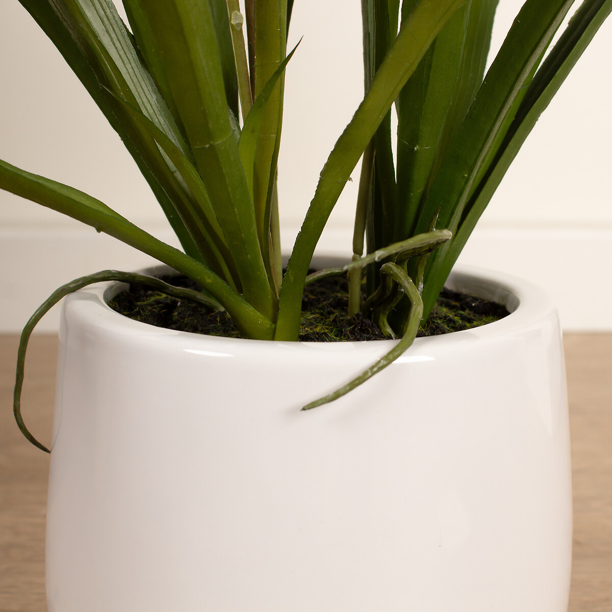 61cm Artificial White Mini Cymbidium Orchid in Pot white, SO'HOME