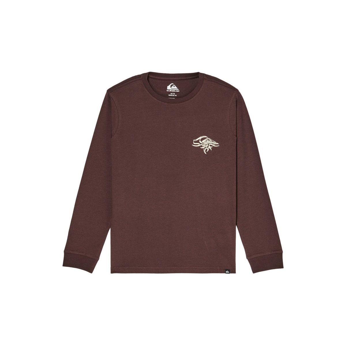 T-shirt manches longues QS EARTH marron java, QUIKSILVER