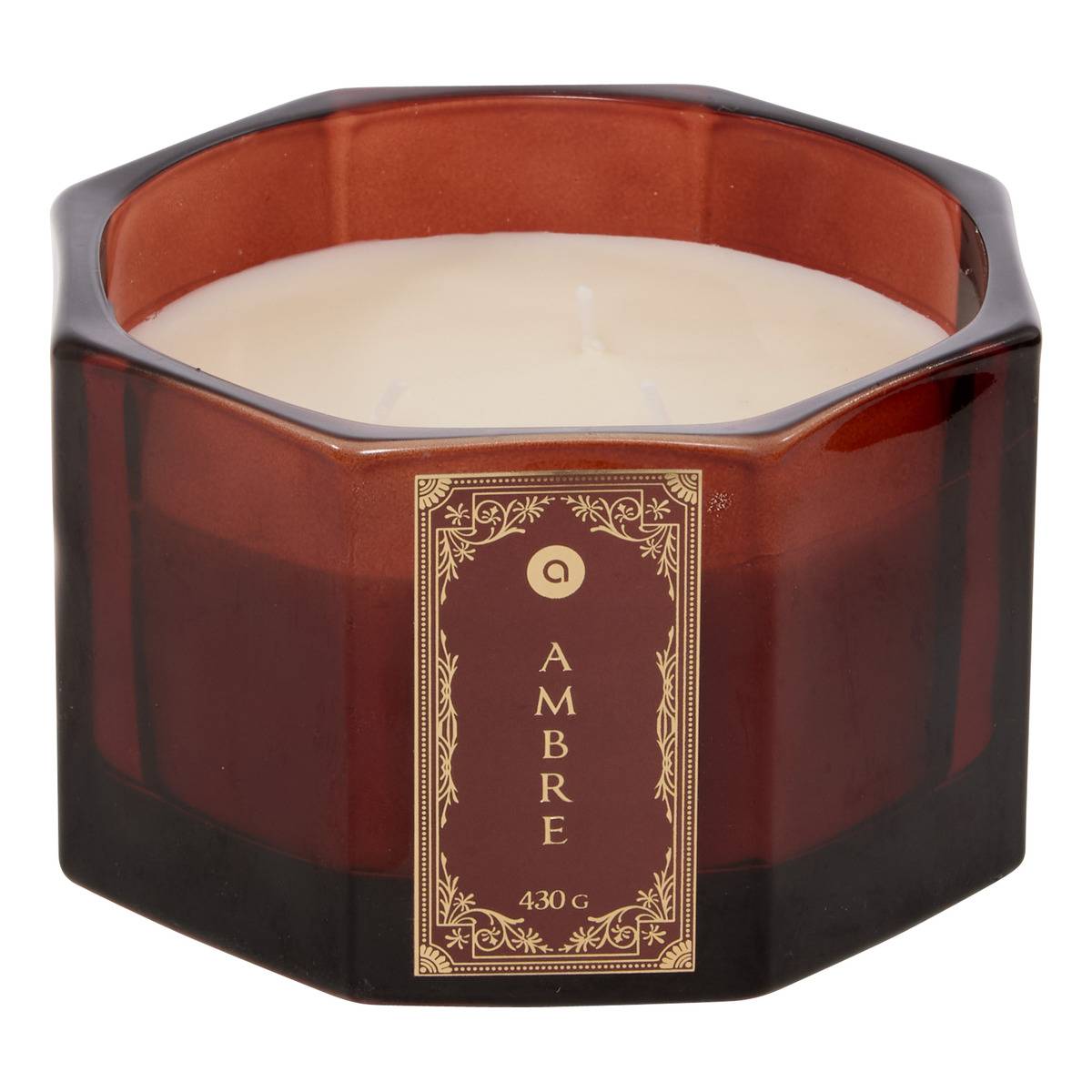 Bougie parfumée LUCIEN ambre, ATMOSPHERA