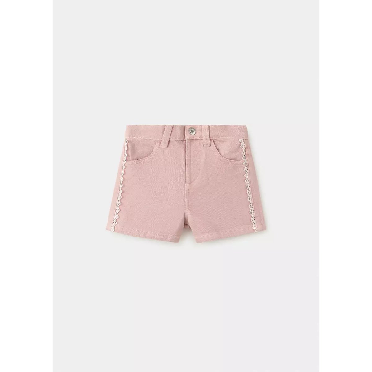 Short détails brodés rose, MANGO BABY