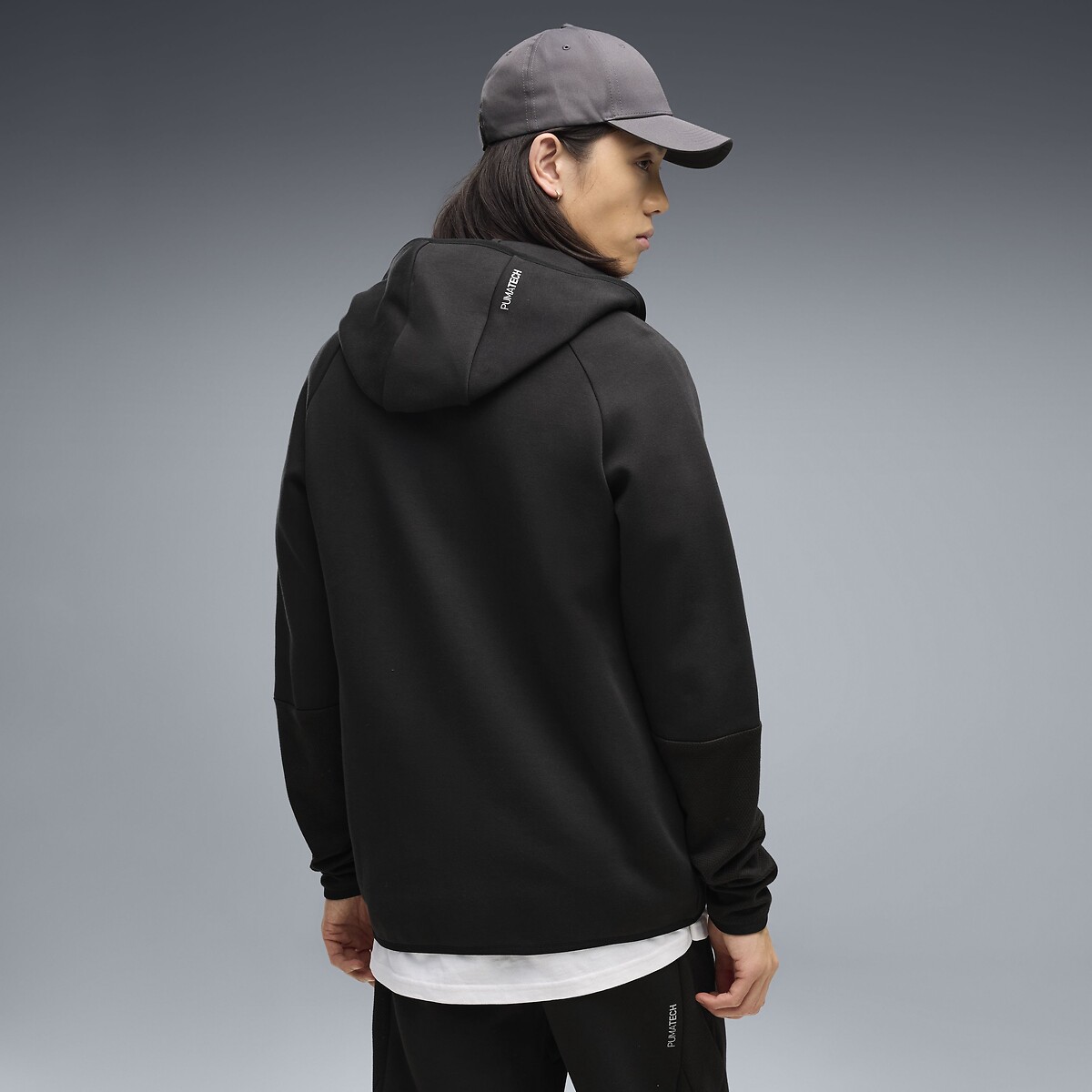 Sweat à capuche slim, PumaTech noir, PUMA
