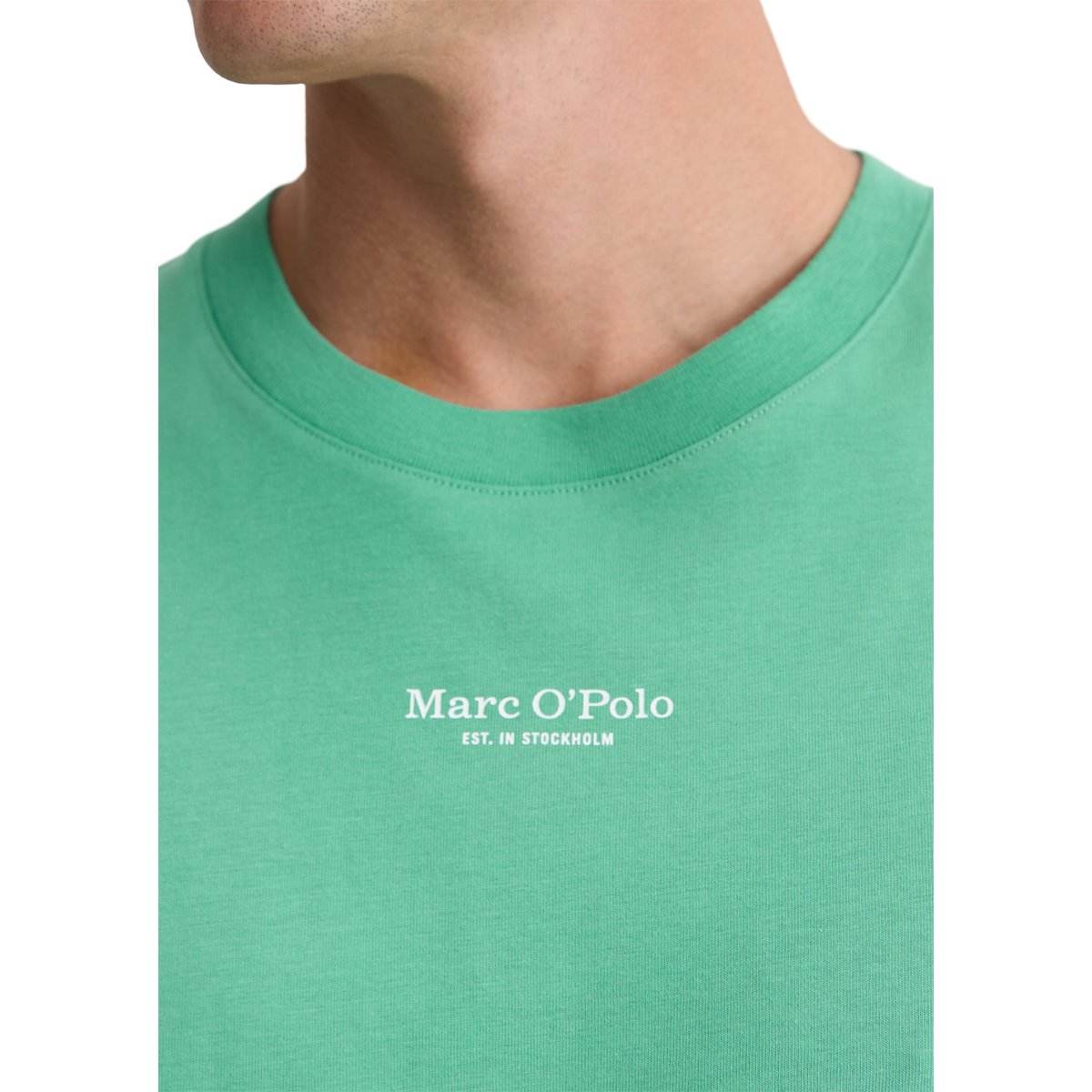 T-shirt regular en pur coton bio gris, MARC O'POLO
