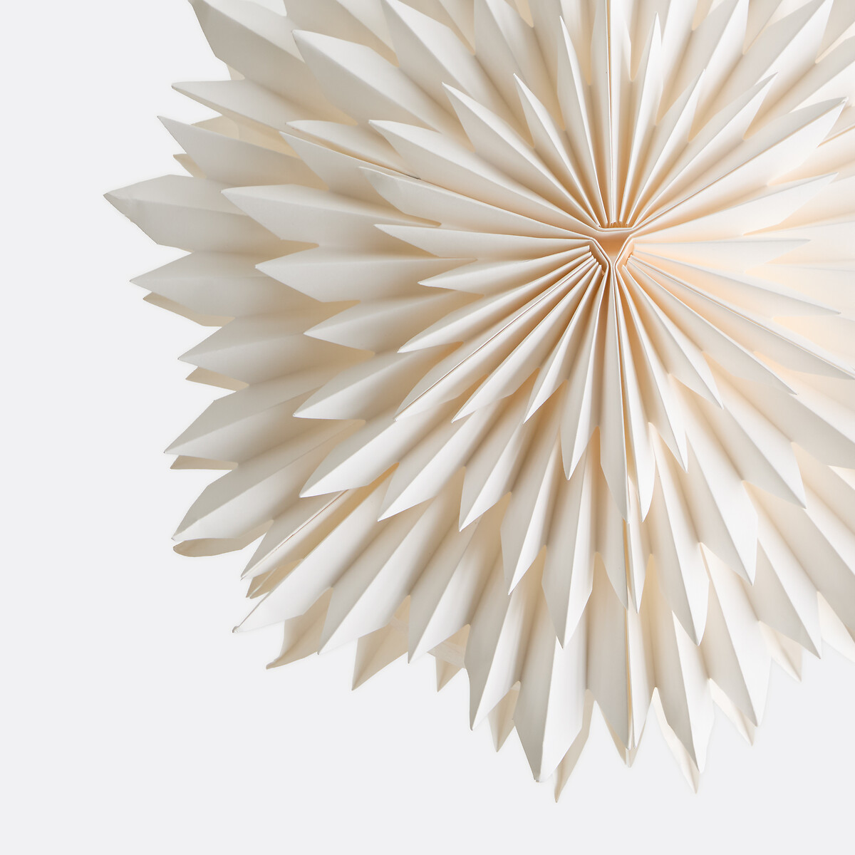 Étoile lumineuse à suspendre en papier, diamètre 38 cm, CASPAR ecru, LA REDOUTE INTERIEURS
