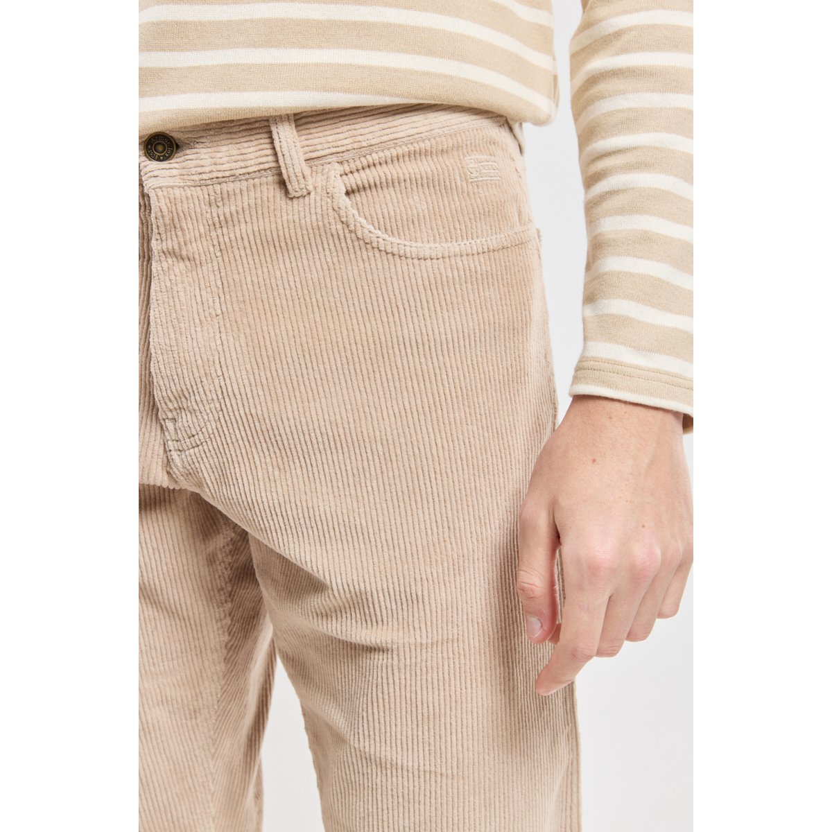 Pantalon velours - coton sandstone, ARMOR-LUX