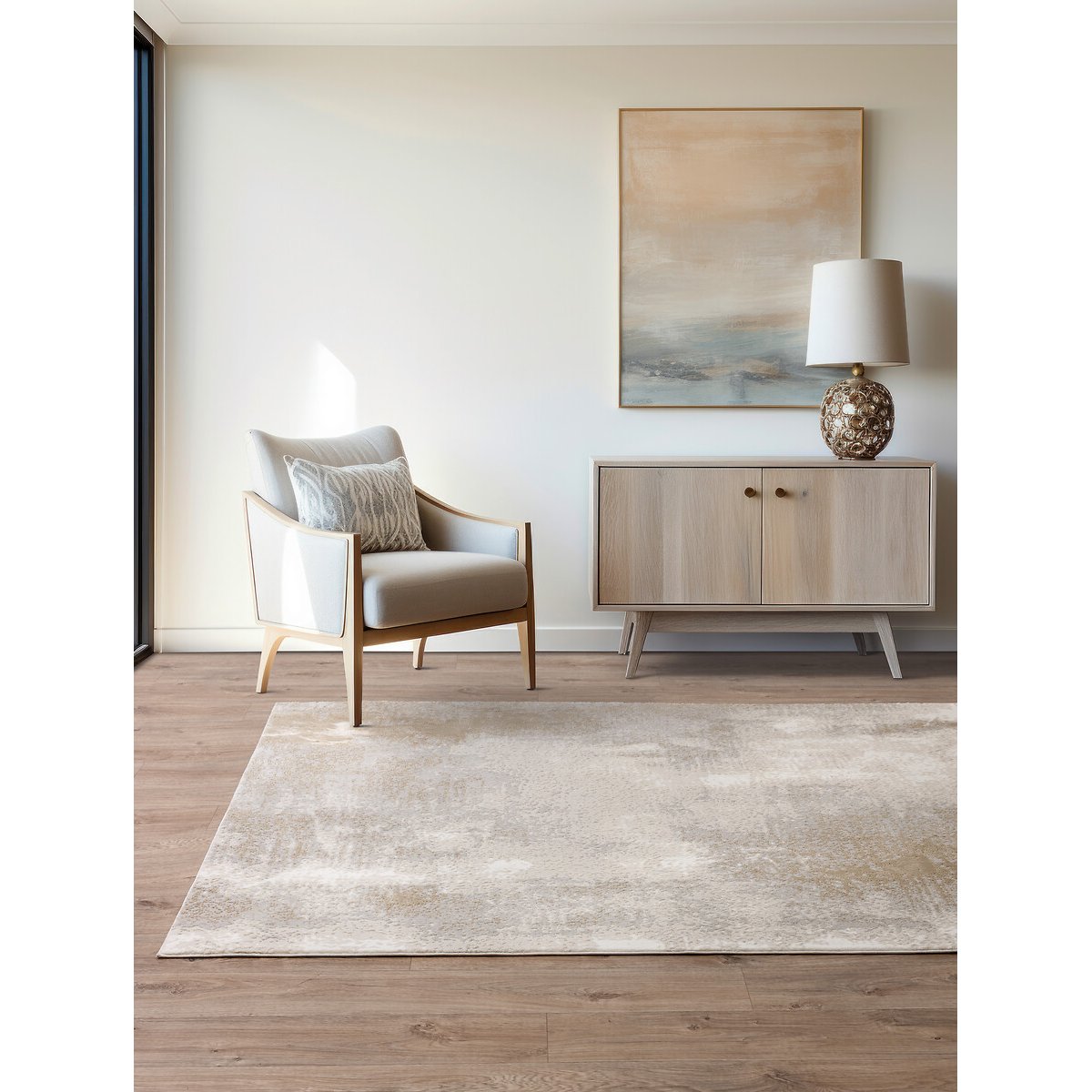 Soft Focus Lustre Rug beige, ÉDITÉ