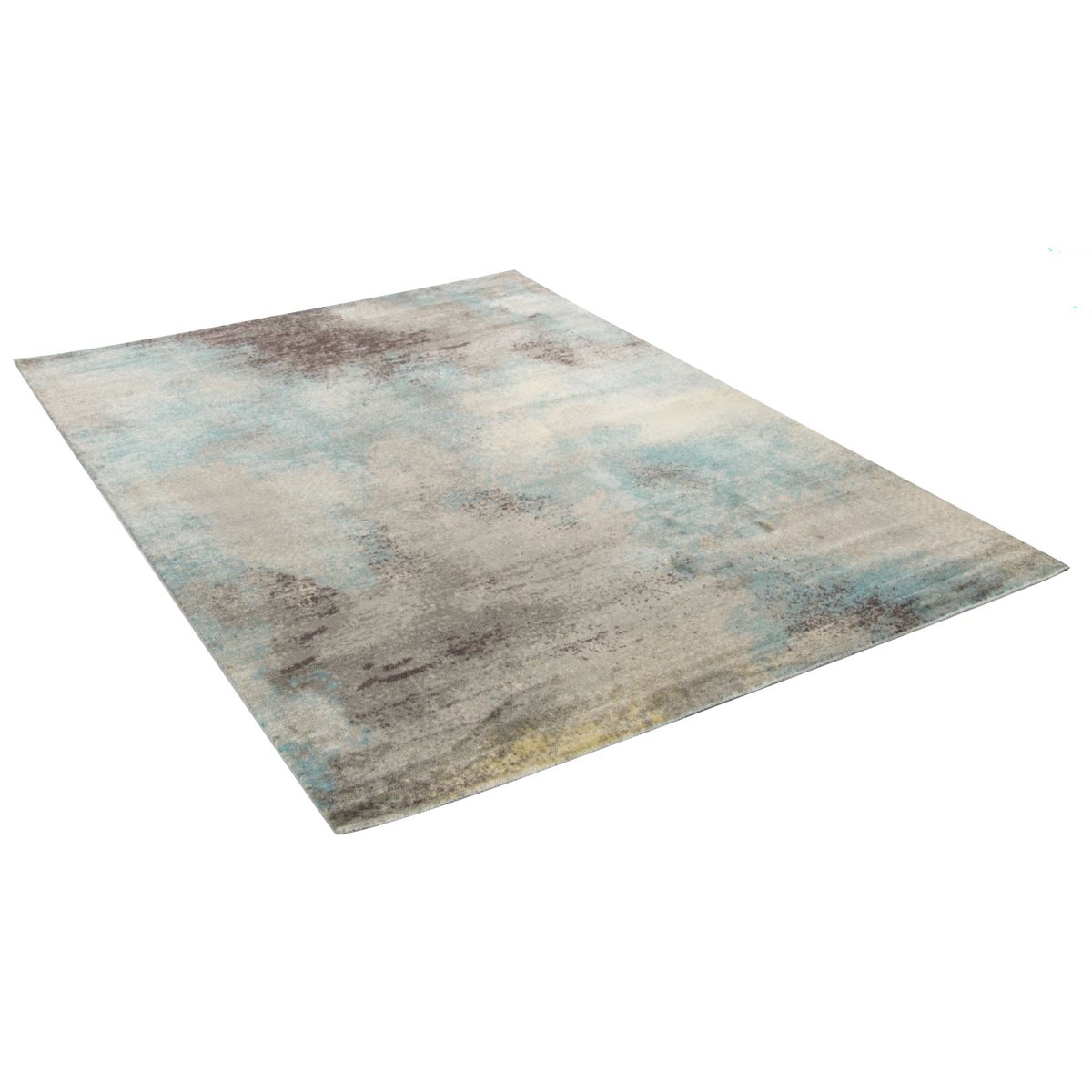 Tapis salon imprimé Magdalena en polyester gris multicolore, GINO FALCONE