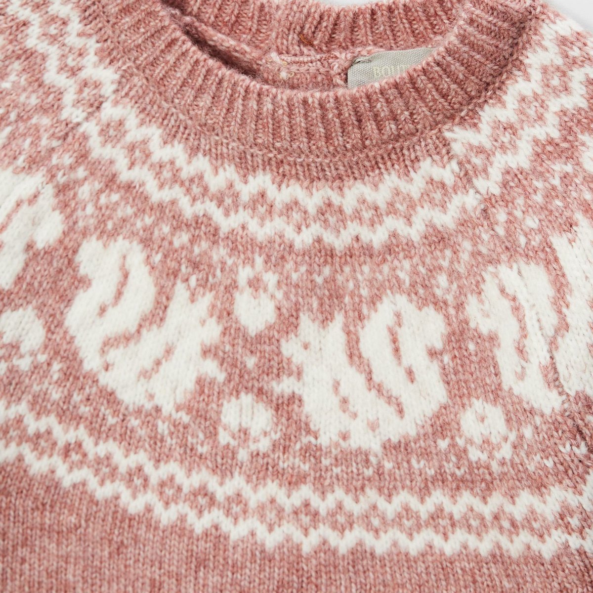 Pull jacquard imprimé tulipe, BOUT'CHOU