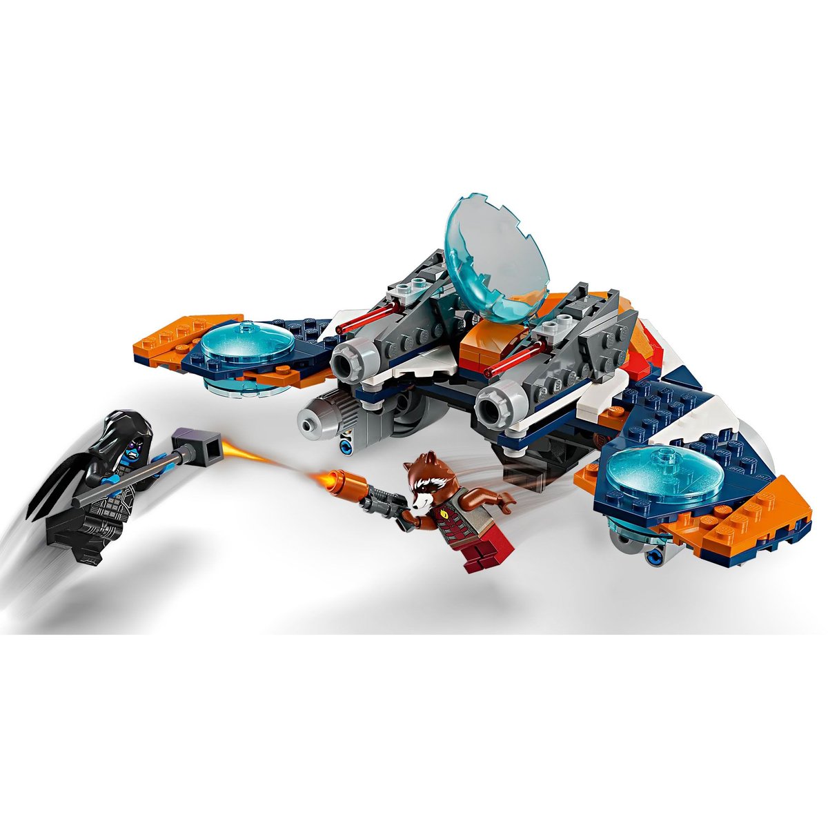 LEGO Marvel - Vaisseau Spatial Rocket contre Ronan - Aventure Galactique 76278 multicolore, LEGO