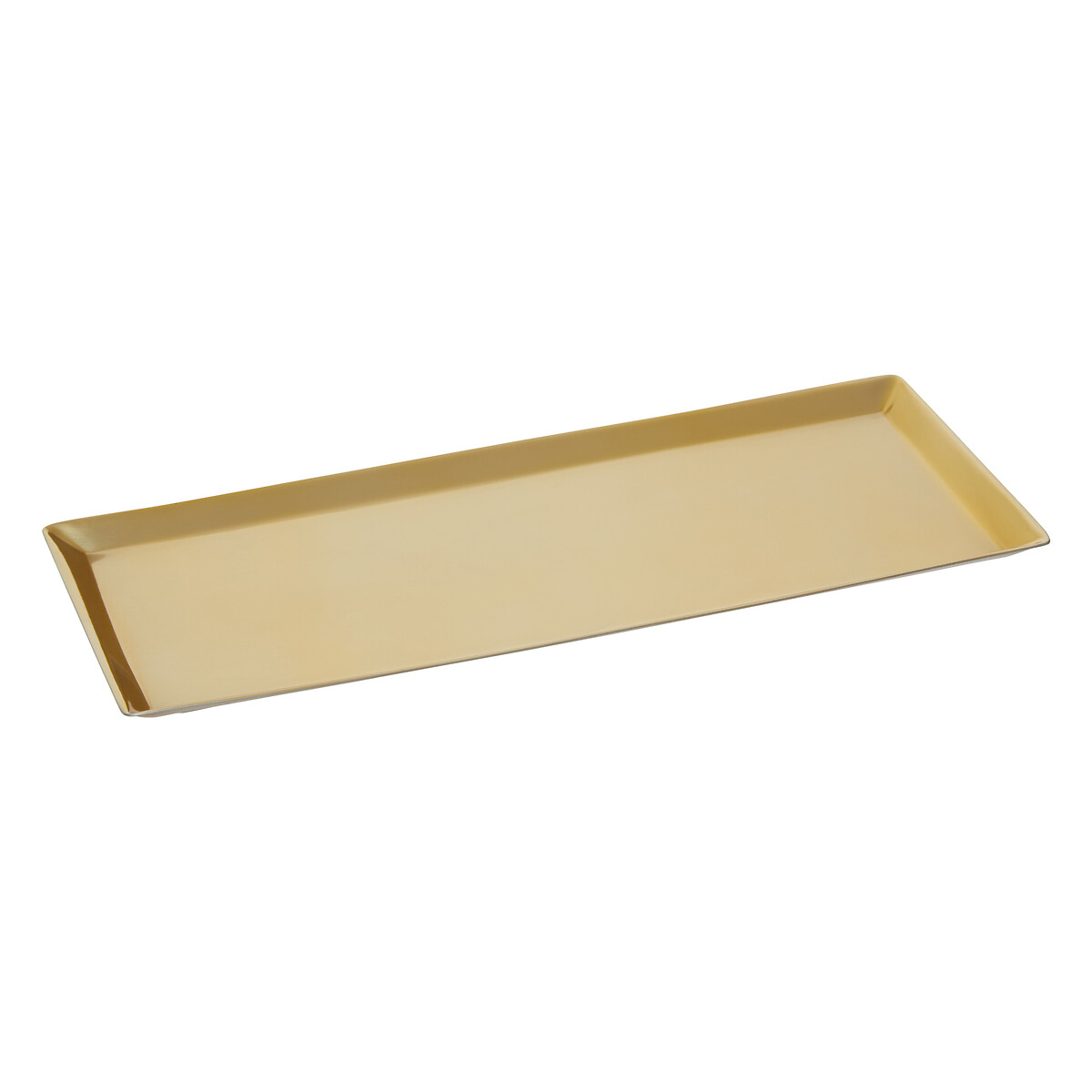 26cm Gold Metal Tray gold-coloured, FIFTY FIVE SOUTH