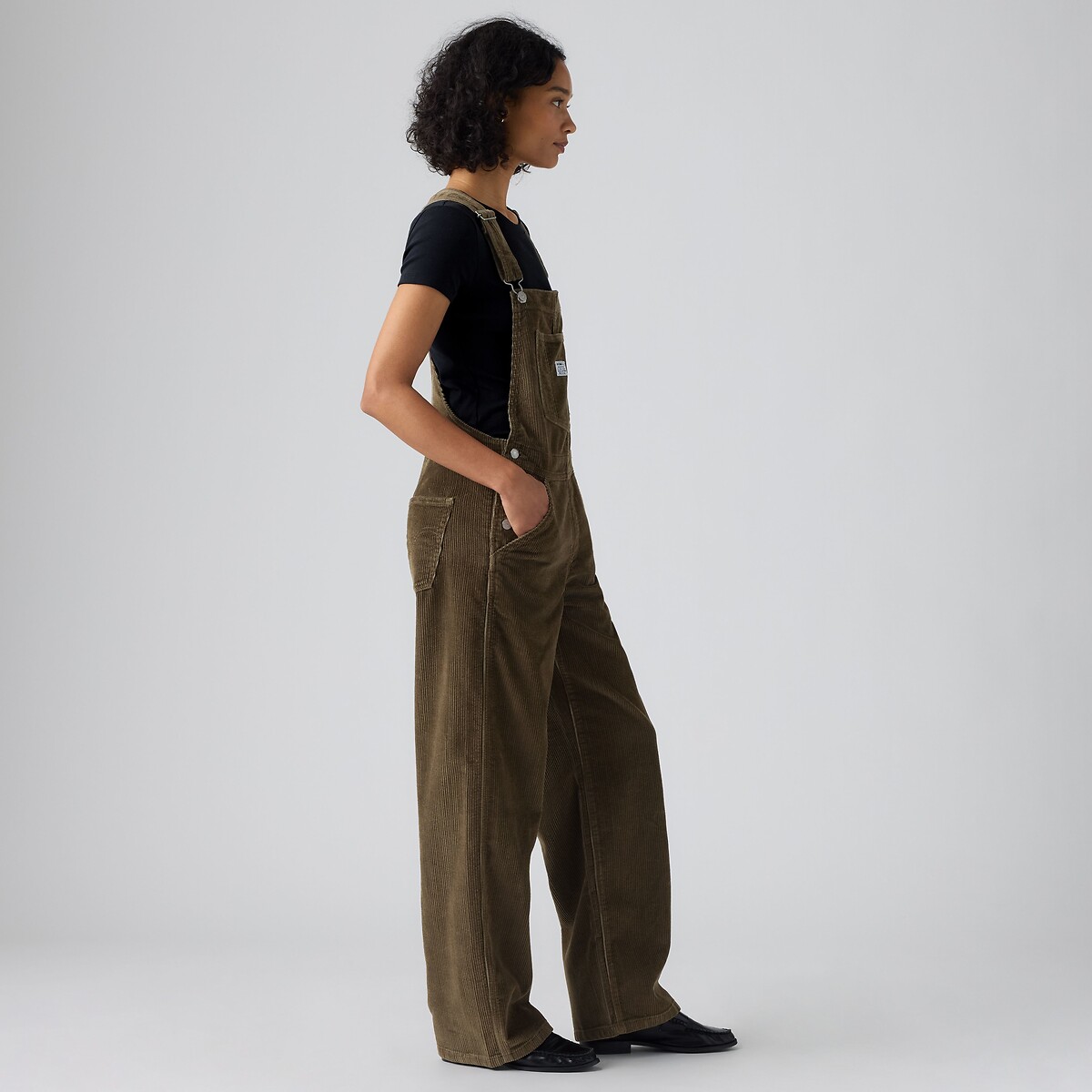 Salopette Baggy en velours marron, LEVI'S