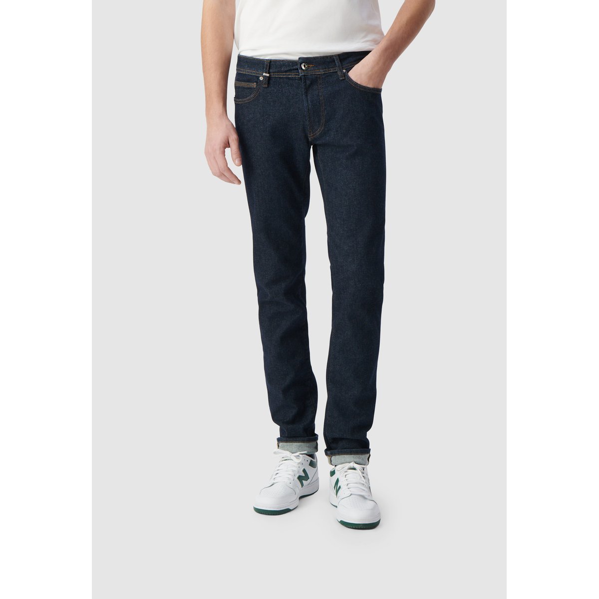 Jean SLIM brut POWER STRETCH* bleu marine, IKKS