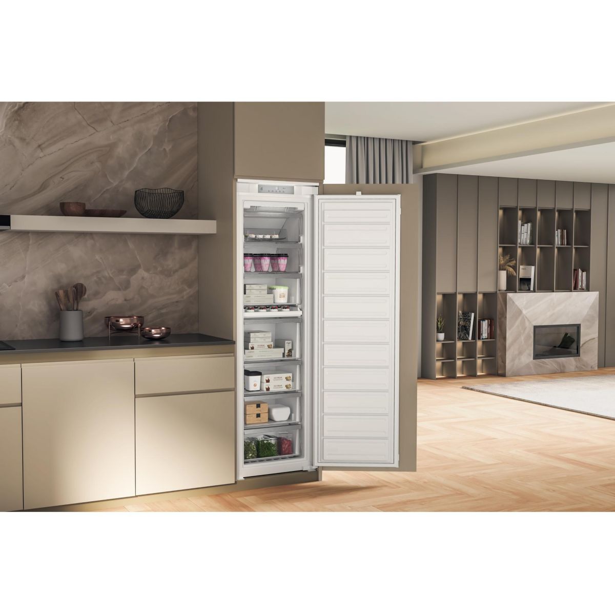 Congélateur encastrable WHSD18F053C1FR intégrable, WHIRLPOOL