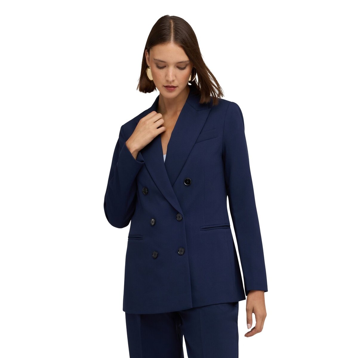 Blazer croisé bleu, MOTIVI