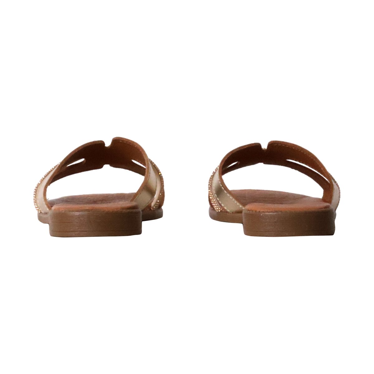 Mules Cuir Alénoa or, THE DIVINE FACTORY