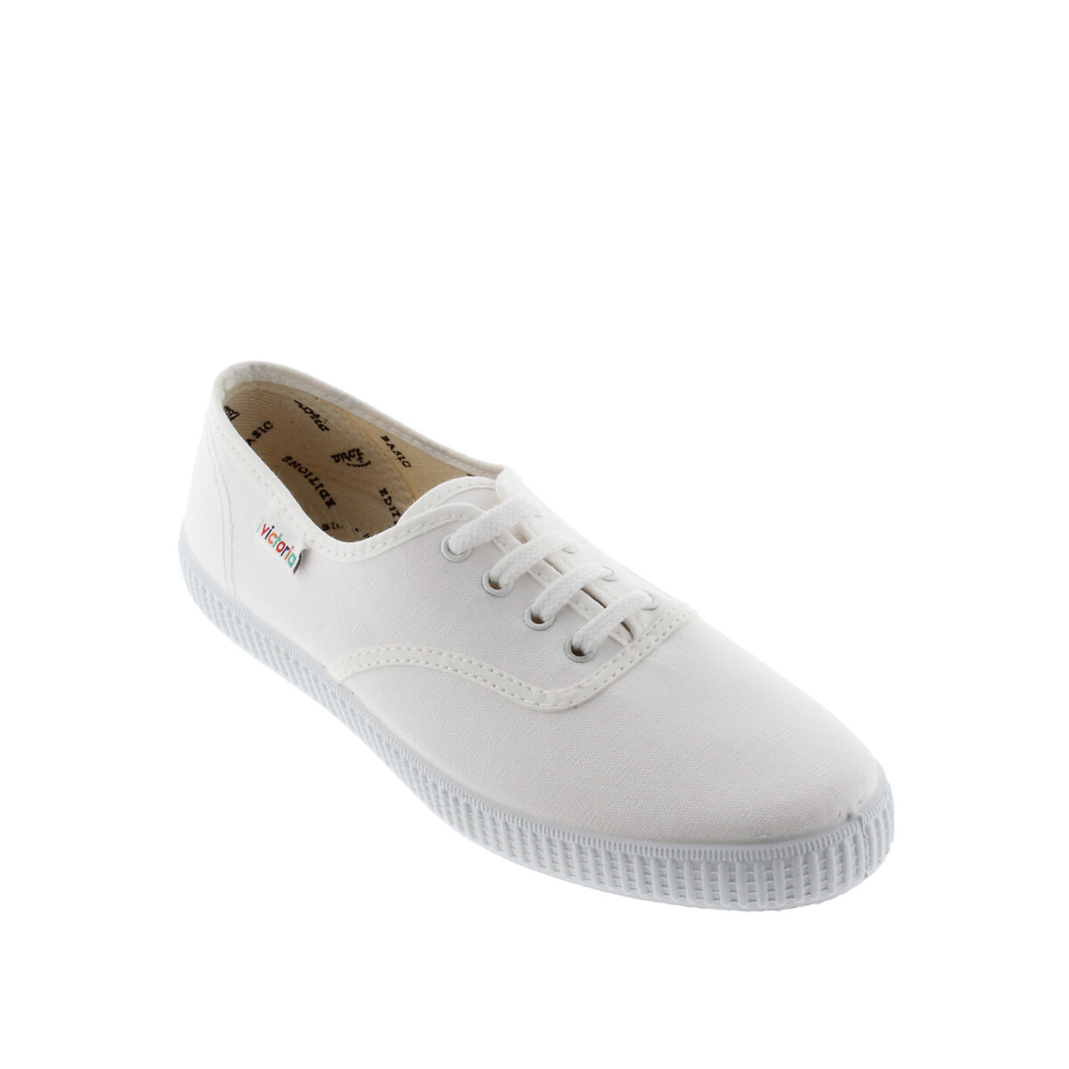 Canvas tennisschoenen Inglesa lona wit, VICTORIA