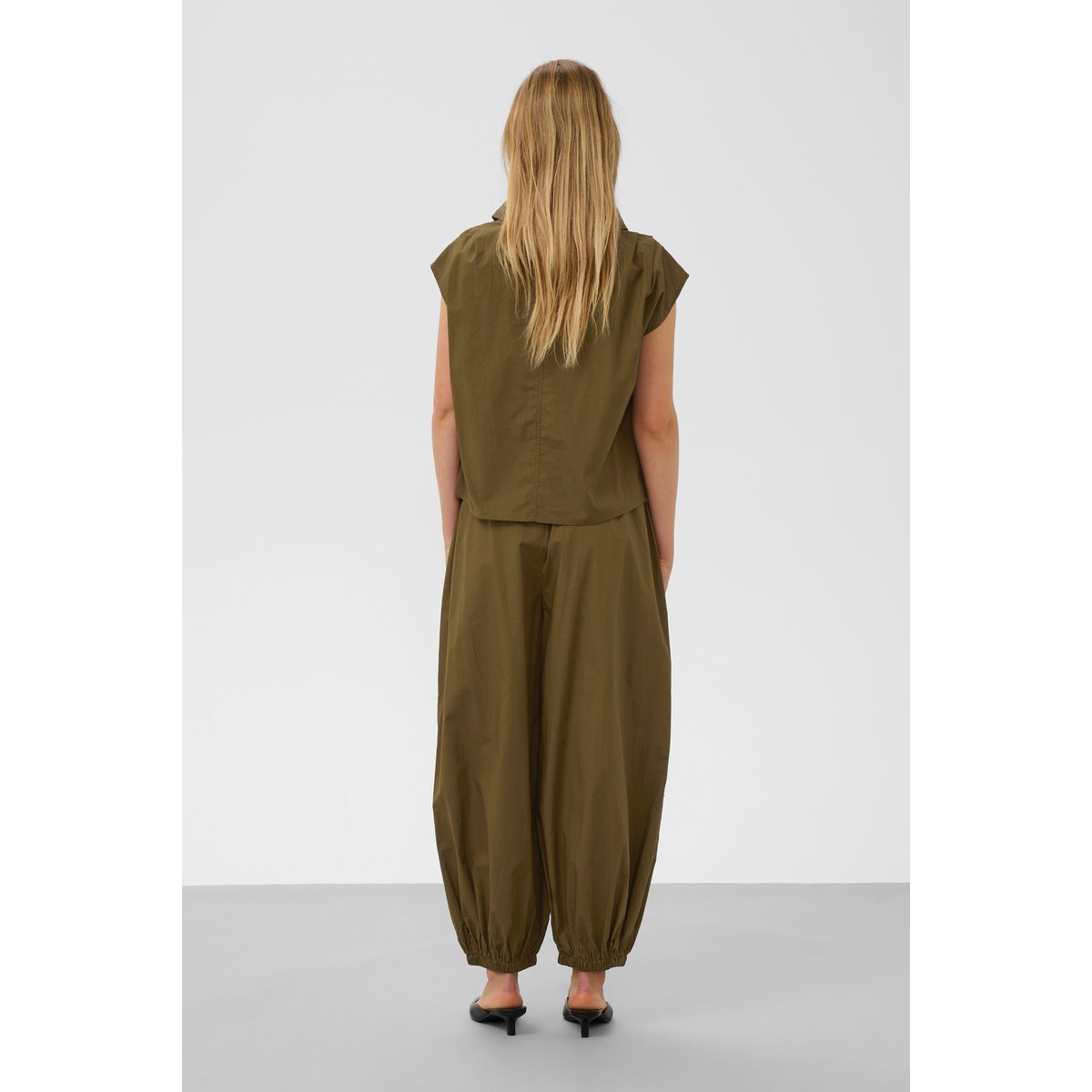 Pantalon Casual vert beech, SOAKED IN LUXURY