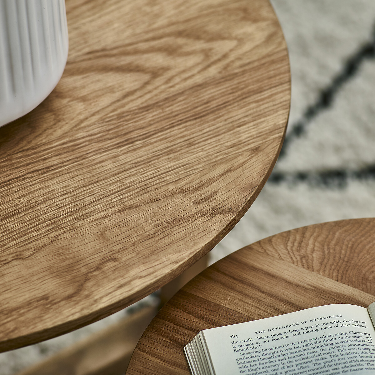 Nyra Oak Nest Of Tables (Set of 3) oak, SO'HOME