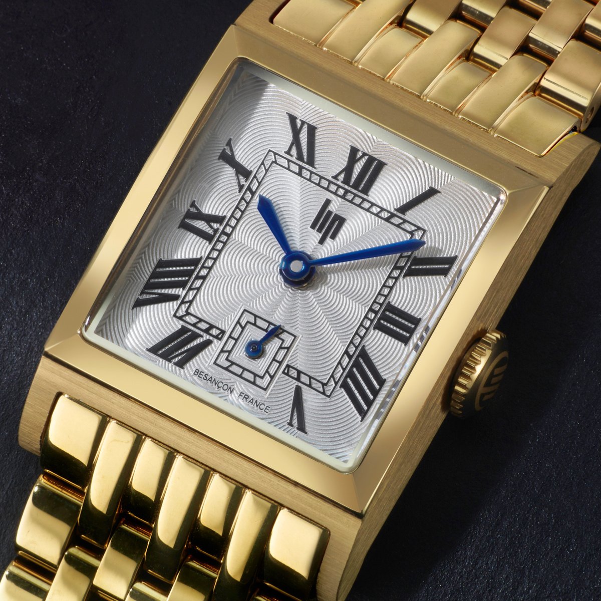 Montre Analogique CHURCHILL doré argenté doré, LIP
