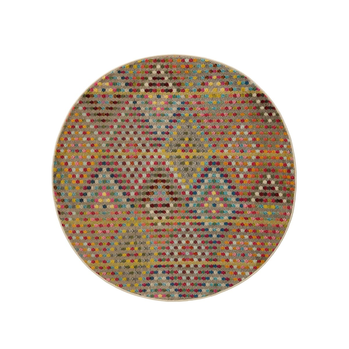 Tapis rond CASA multicouleur, BENUTA