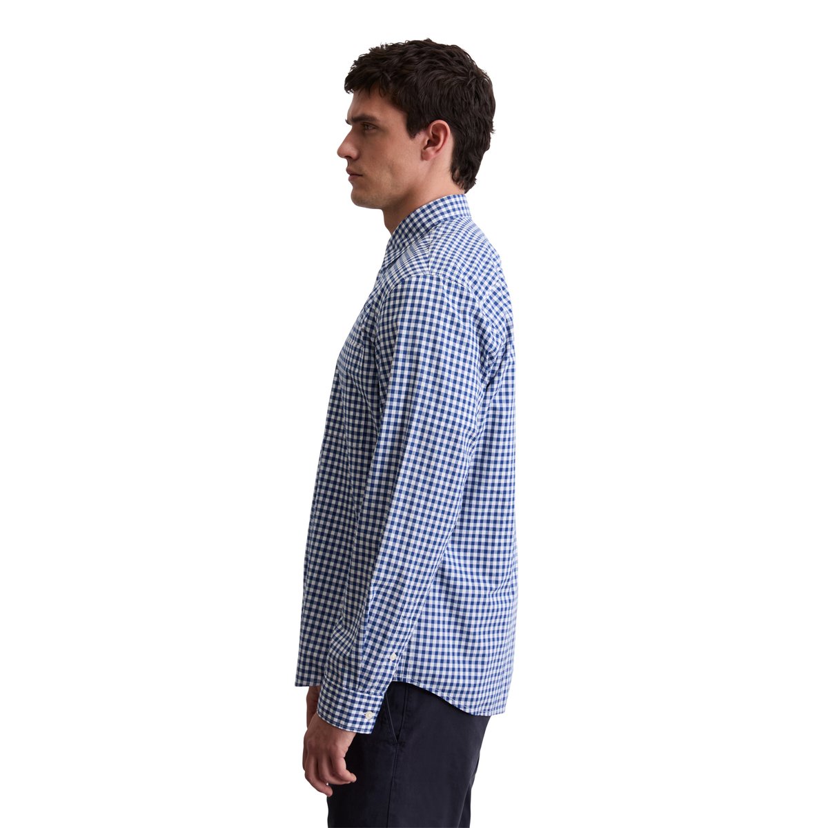 Chemise regular en pur coton biologique bleu, MARC O'POLO