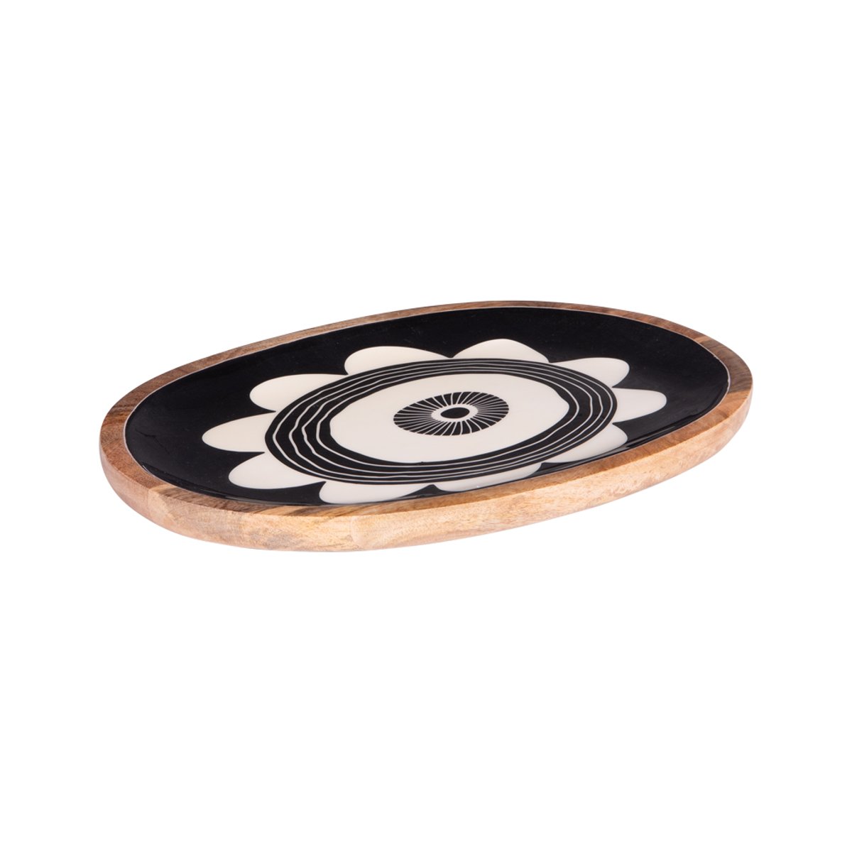 Plat ovale Zanzibar 40x28 cm - ZANZIBAR multicolore, TABLE PASSION