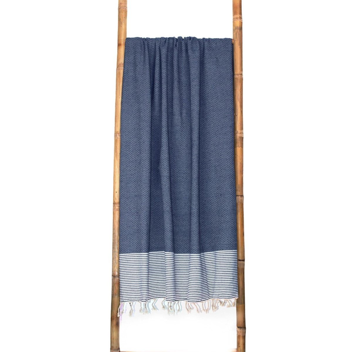 Lot de 2 foutas coton ERICEIRA bleu jean, FEBRONIE