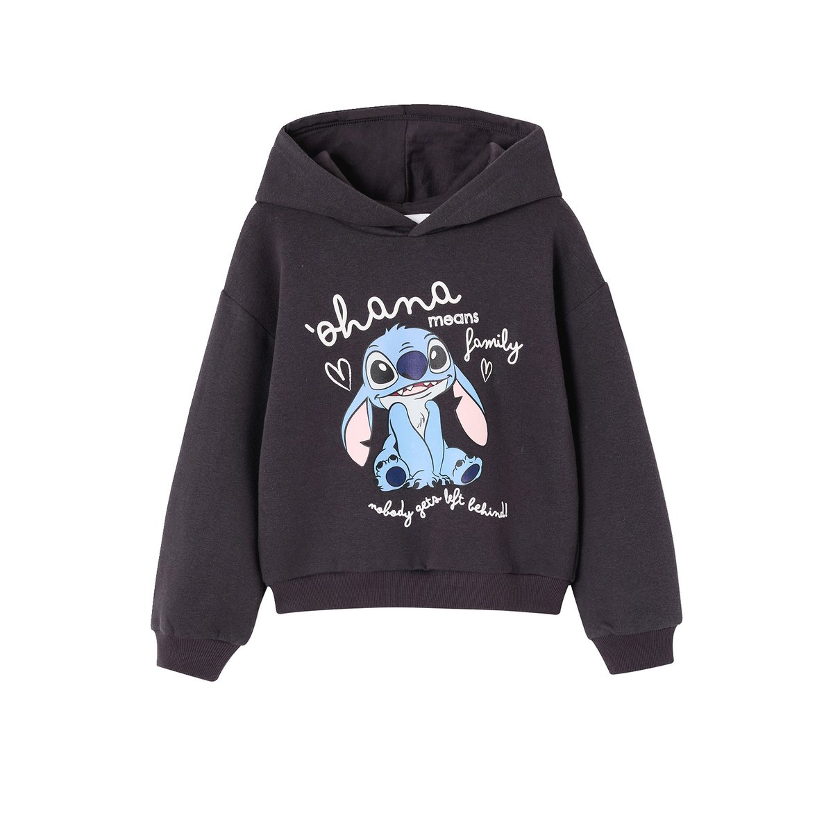 Sweat à capuche Lilo et Stitch anthracite, VERTBAUDET