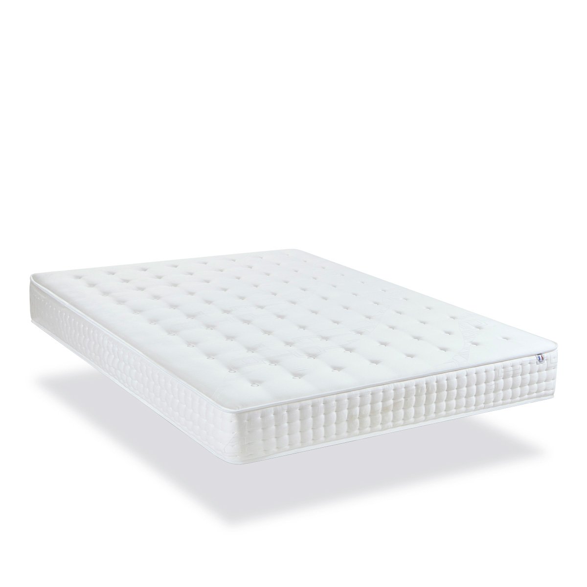 Prêt-à-dormir CHÂTELET avec Sommier, Couette, Oreillers et Protège-matelas blanc, BELLECOUR