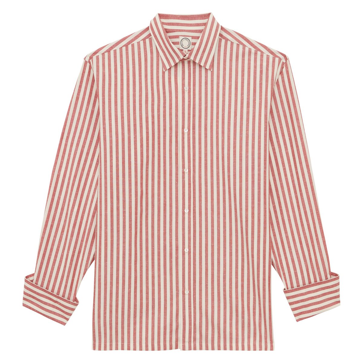 Chemise Nova en coton rouge red, INES DE LA FRESSANGE PARIS
