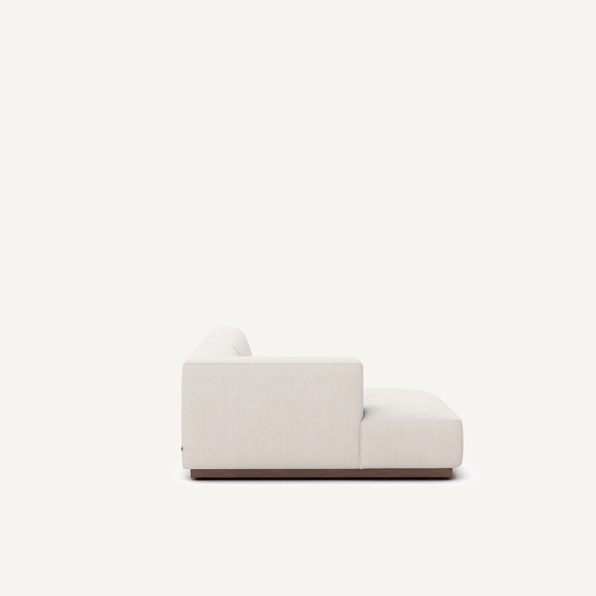 Canapé d'angle gauche XL, en coton et lin, JACOPO beige, AM.PM