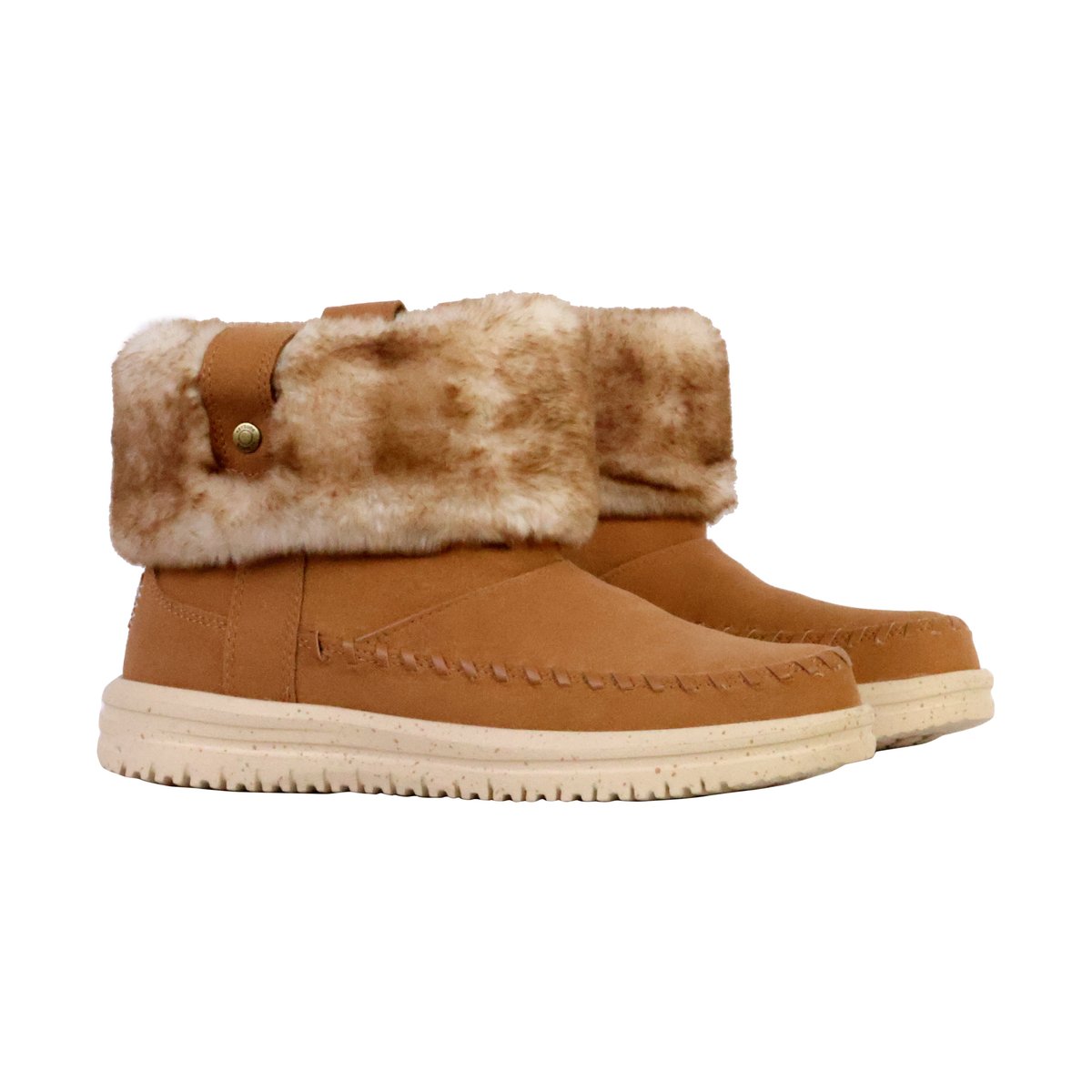 Bottine à Enfiler Camden Cuff Classic Cozy cognac, HEY