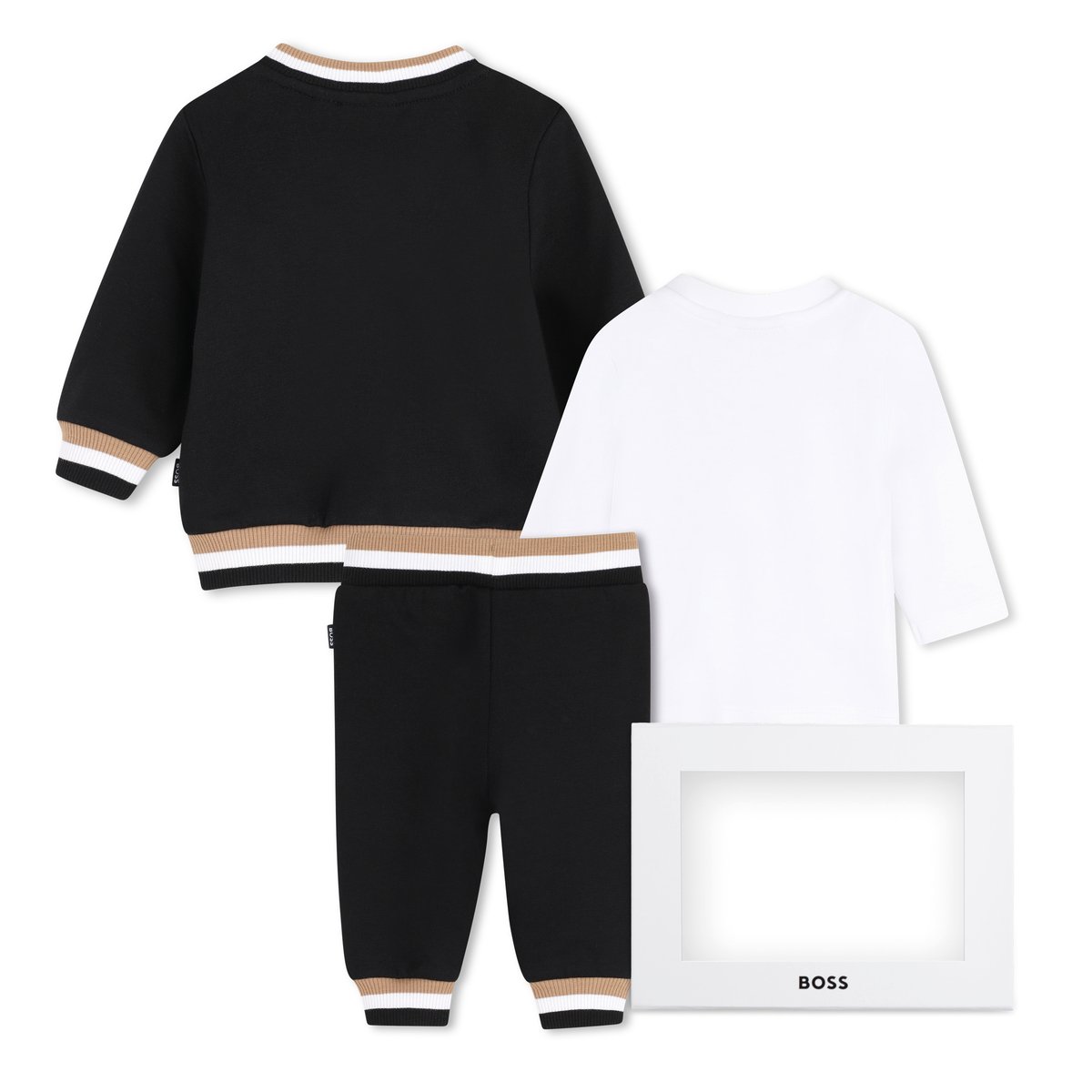 Ensemble pantalon, cardigan et tee-shirt black, BOSS KIDSWEAR