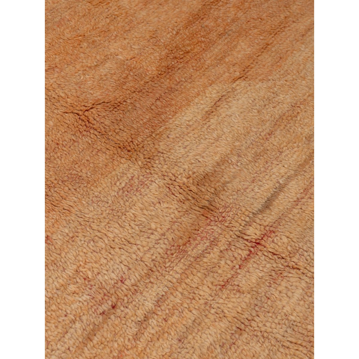 Grand tapis orange et vert en laine Olivier N°26 - Bon état orange, DEBONGOUT