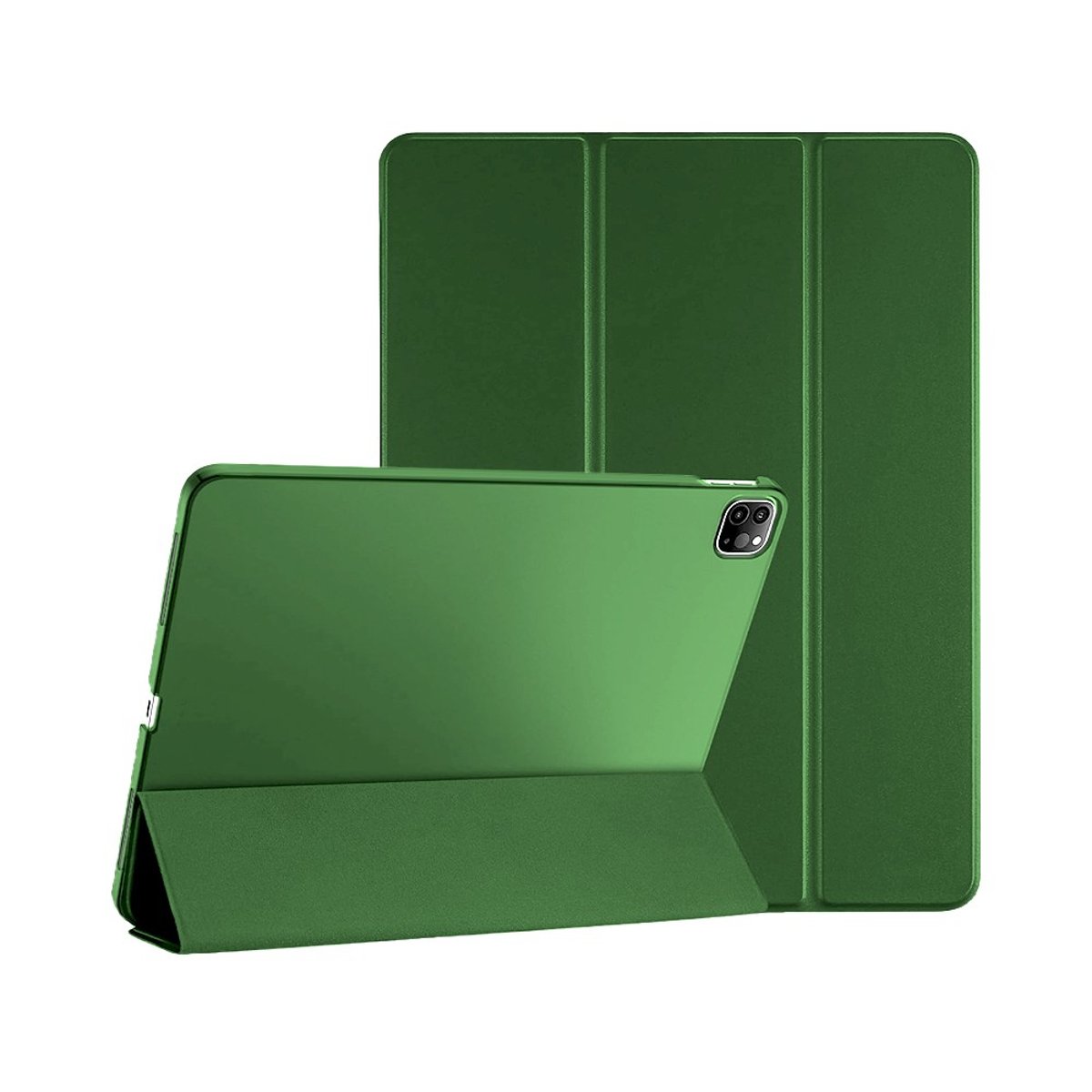 Etui Smart Cover à rabat avec support pour iPad Pro 12.9" (2018/2020/2021) vert sapin, EVETANE