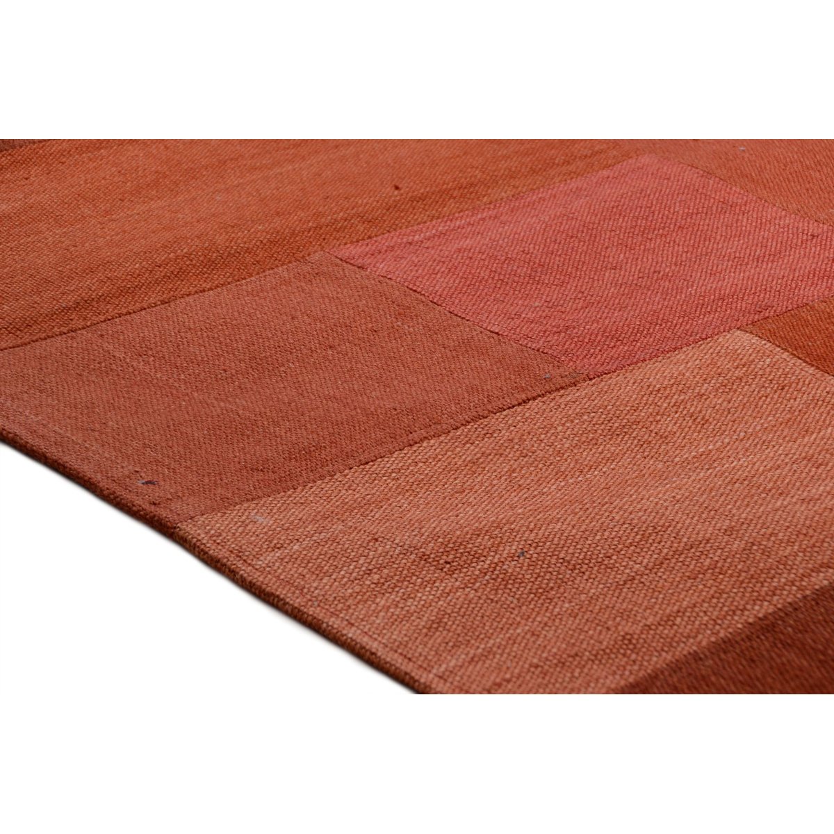 Tapis Smooth Comfort Diamond tissé main rouge, TOM TAILOR