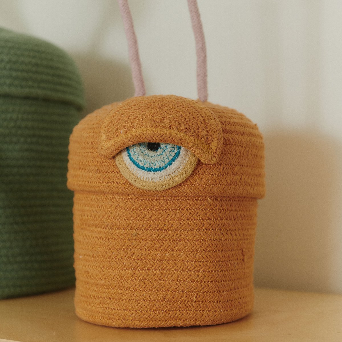Panier Alien Ploot orange, aqua, miel, ivoire, malwa, noir, dk.turqouish, LORENA CANALS