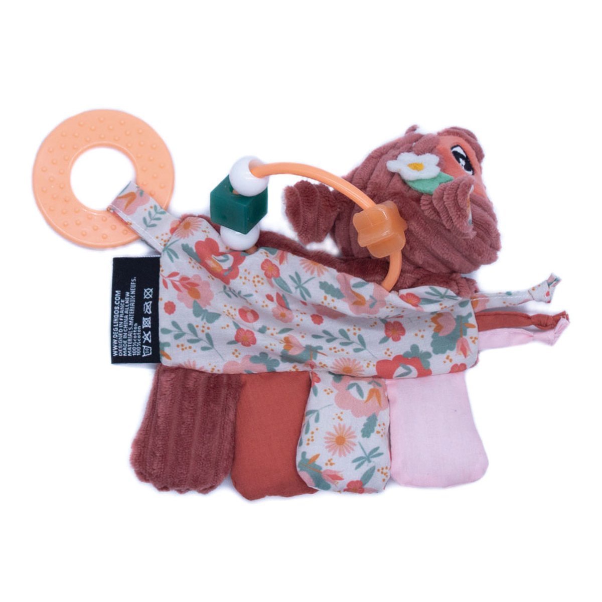 Hochet d'activités rose, LES DEGLINGOS