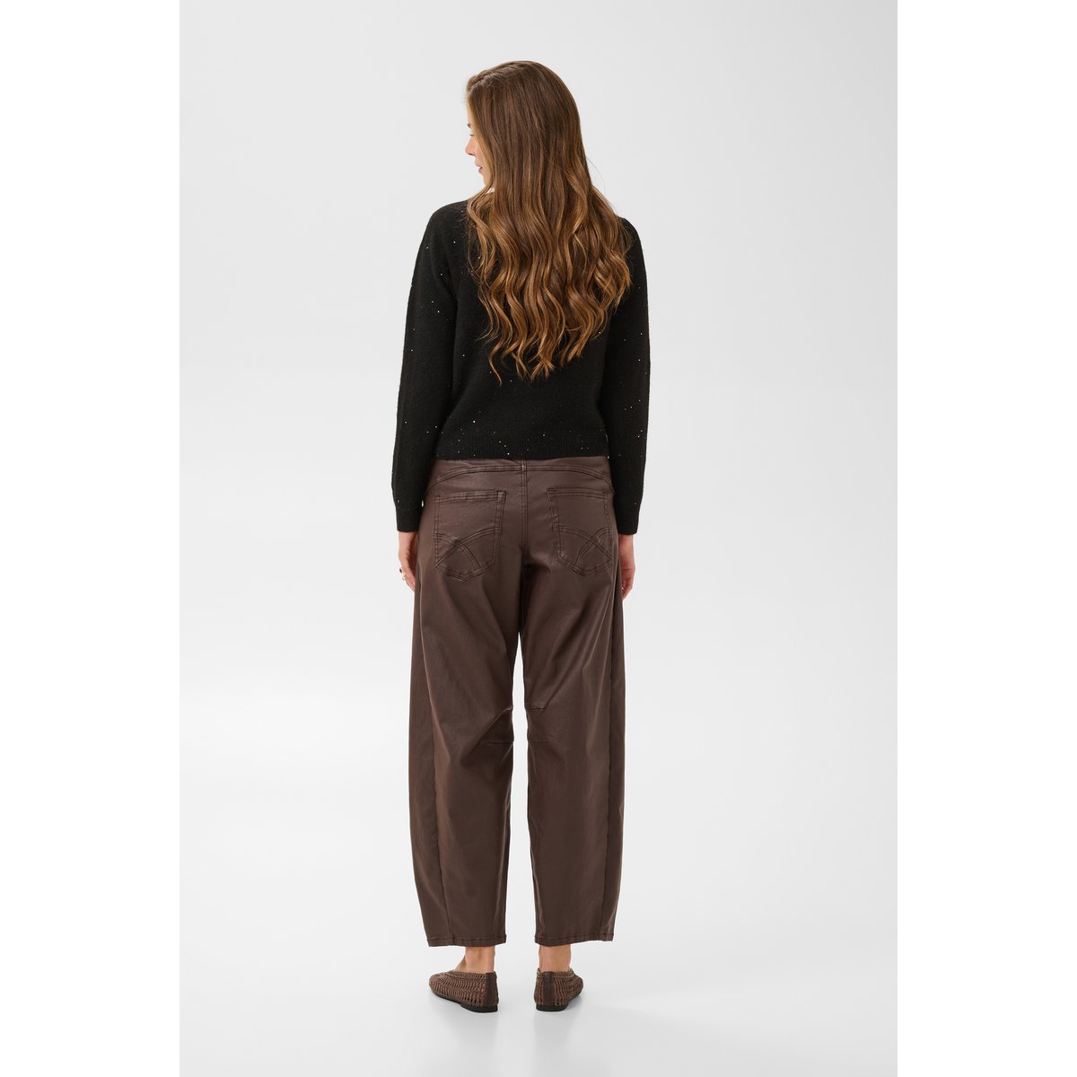 Pullover tricoté noir pitch black, CREAM