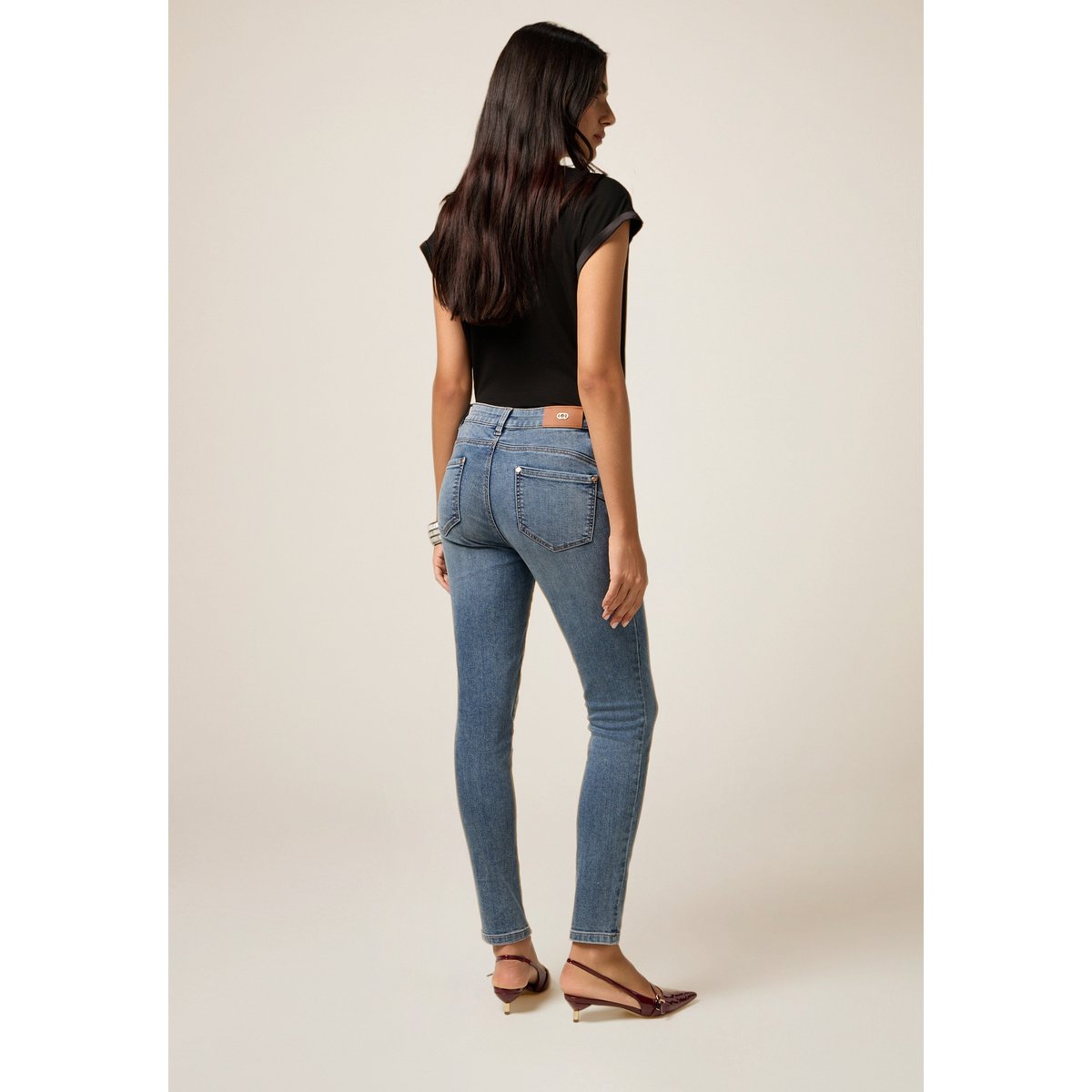 Jean skinny délavé light - blue, OLTRE