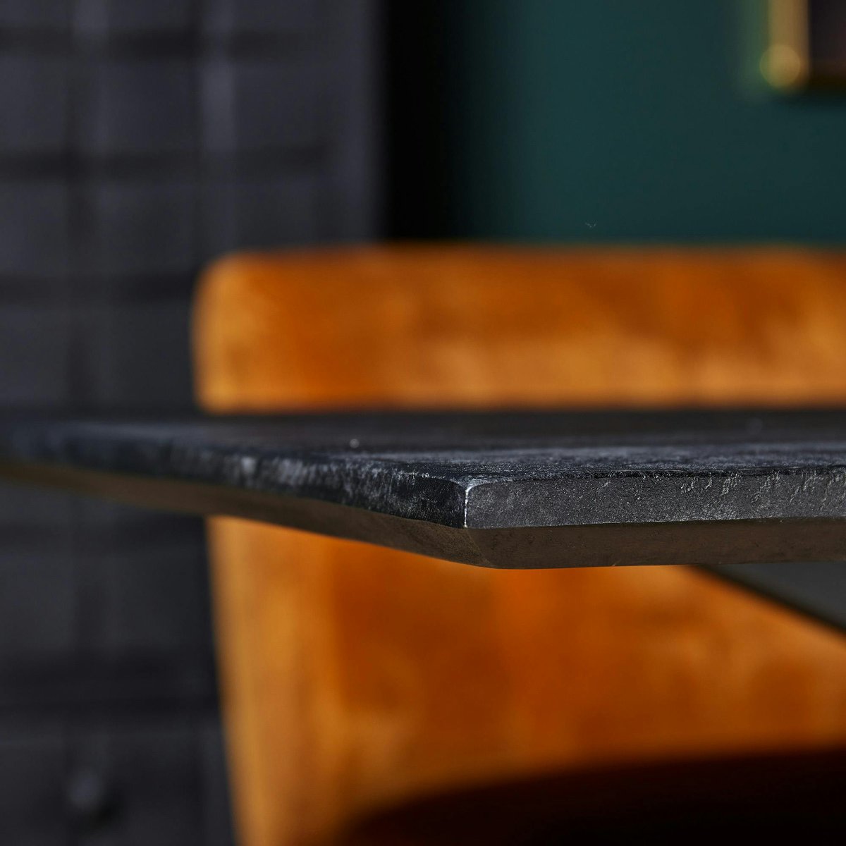 Table à manger noire en bois de manguier 180 cm ALVERA noir, PIER IMPORT