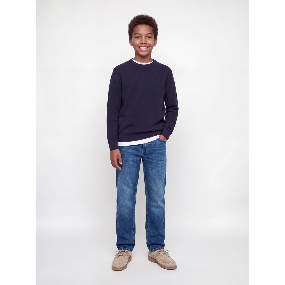 Coupe Regular blue denim 1, JACK & JONES JUNIOR