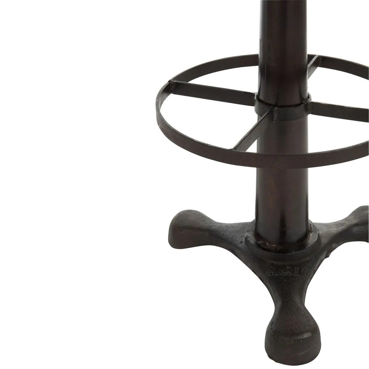 Tabouret de bar en métal et cuir - TANIS noir, HELLIN, DEPUIS 1862
