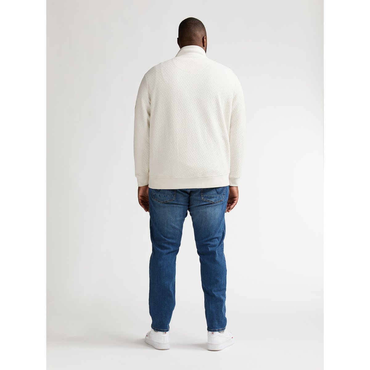 Cardigan décontracté grande taille kilómetro blanc seashell, PETROL INDUSTRIES