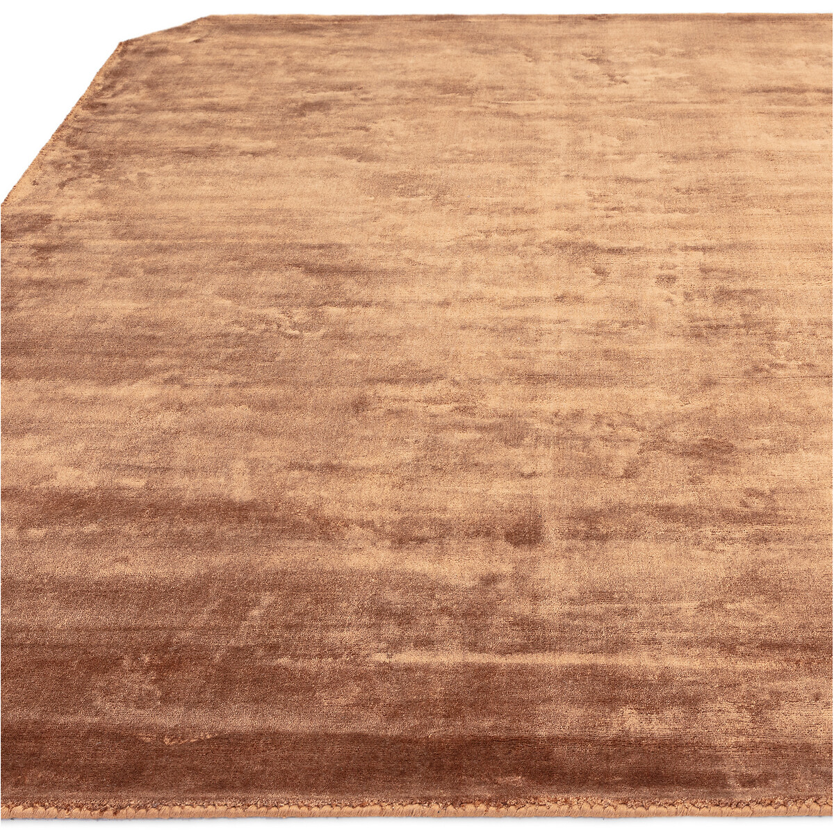 Soft Luxurious Viscose Rug terracotta, SO'HOME