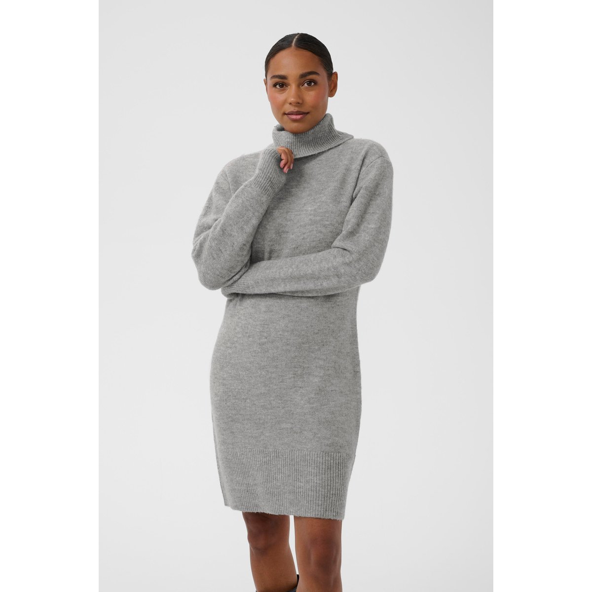 Robe gris chiné, KAFFE