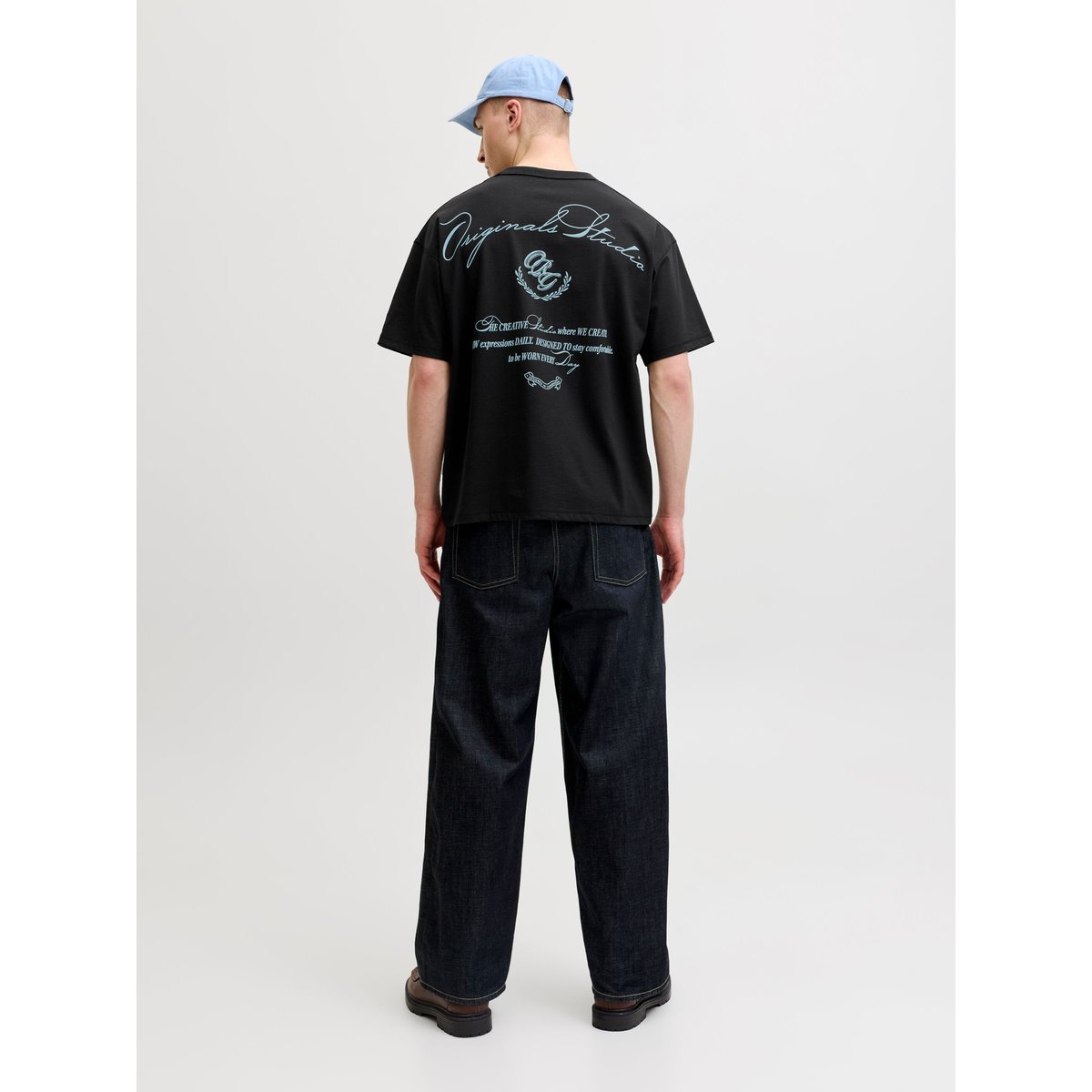 T-Shirt black 1, JACK & JONES