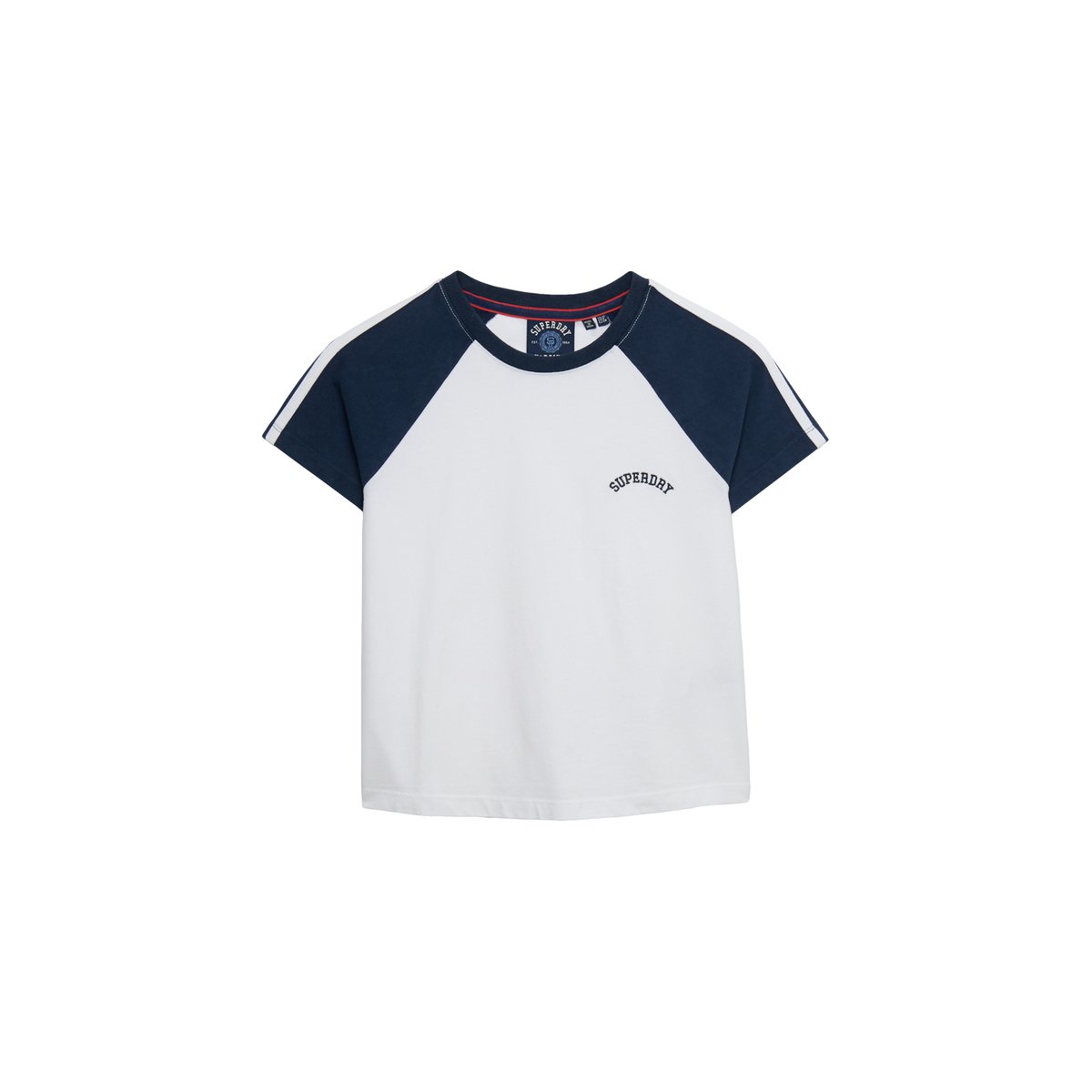 T-shirt Retro Logo Essential optic/bleu marine intense, SUPERDRY