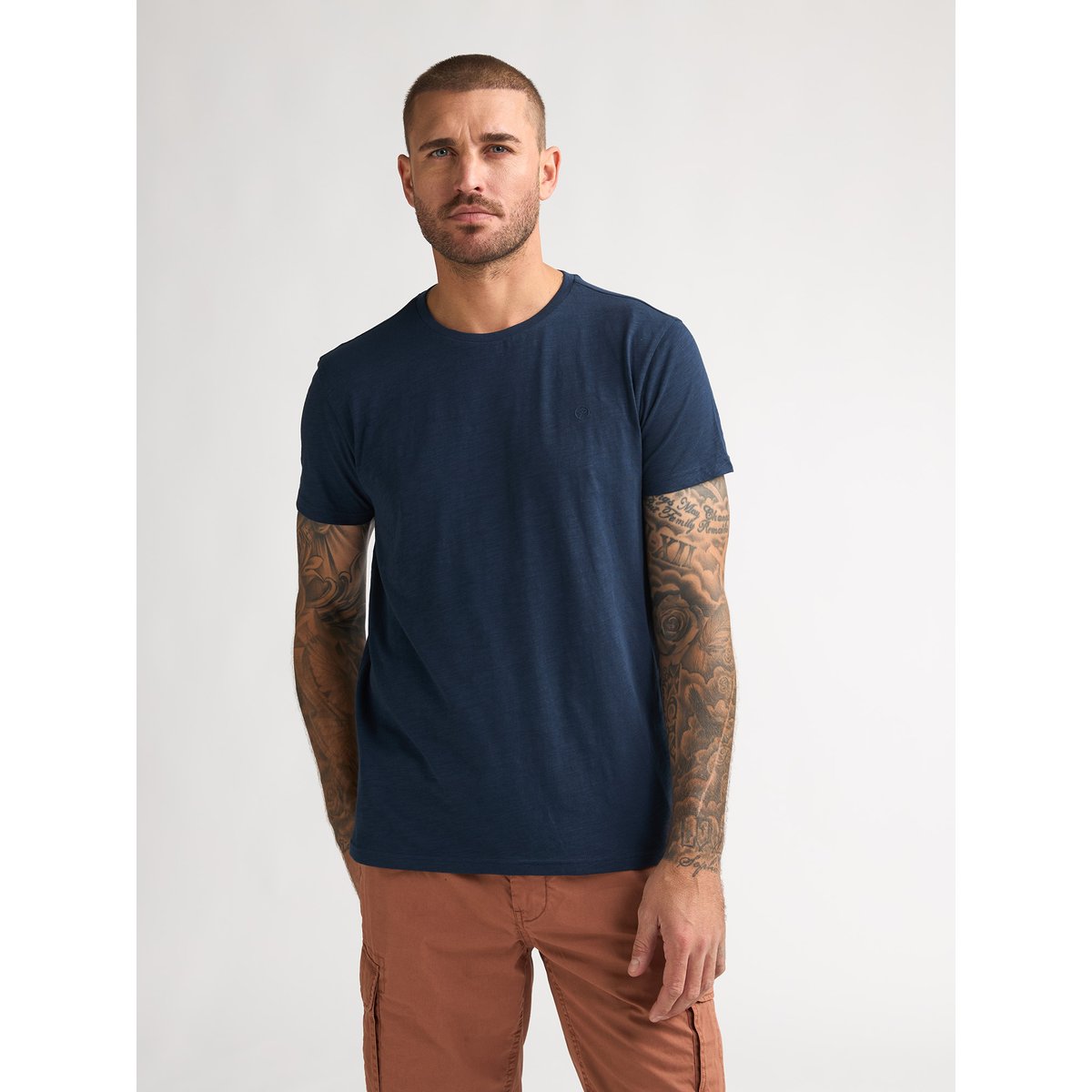 T-shirt en jersey eclipseluna bleu navy blue, PETROL INDUSTRIES