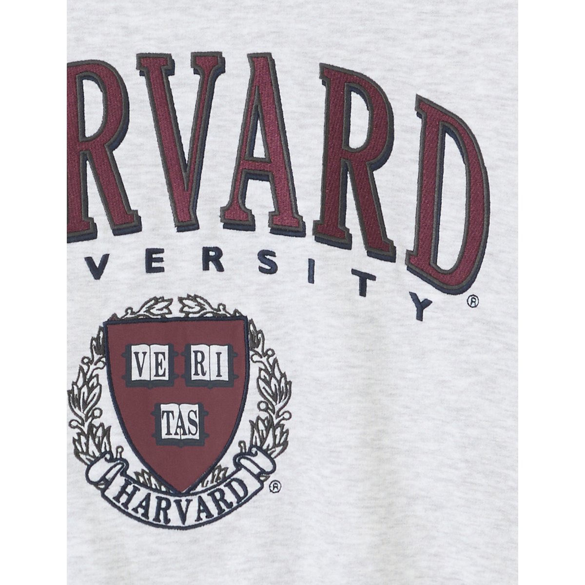 Sweat licence harvard gris clair, BZB